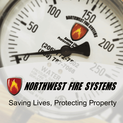 Northwest Fire Systems Branded Water Pressure Guage